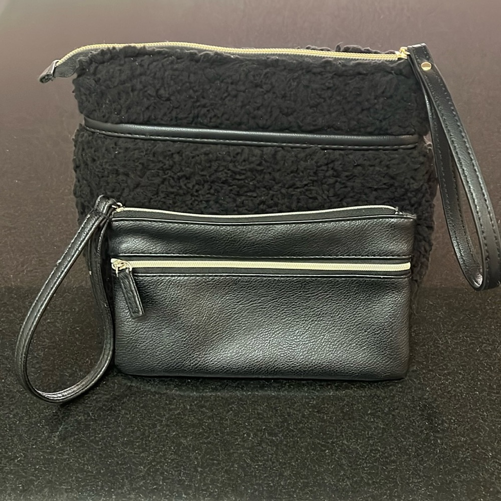 (1 NEW) SHERPA Wristlet w/Pockets & (1) Smaller Wristlet w/Zip Pockets